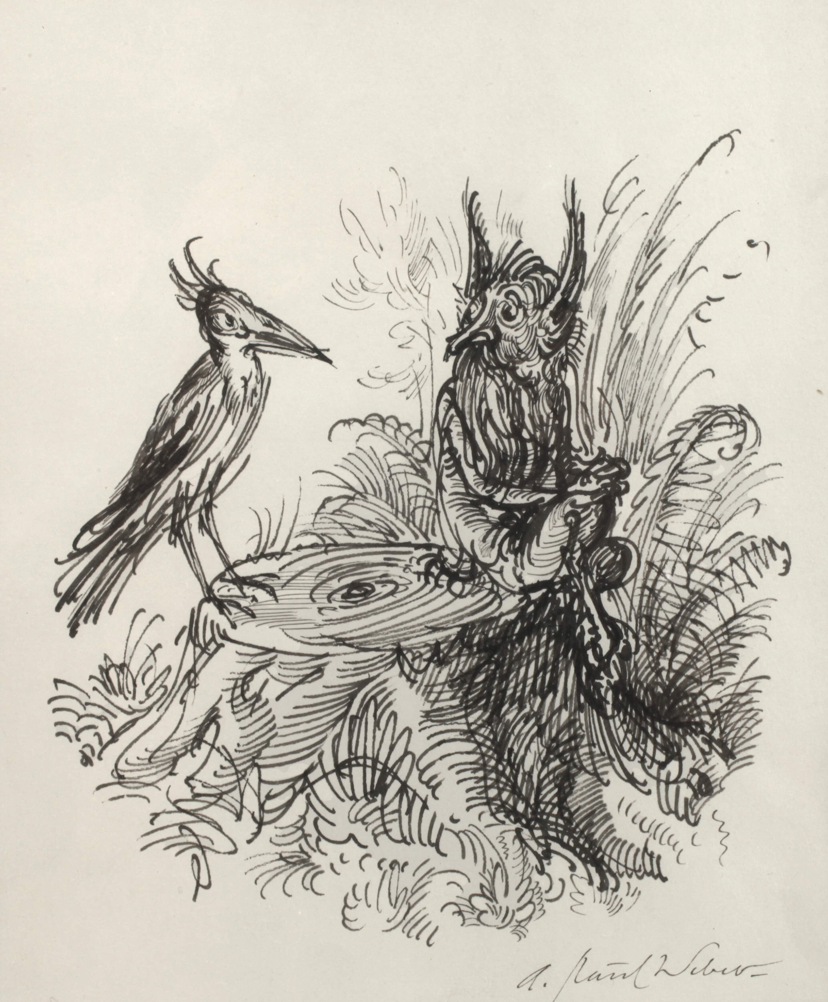 Andreas Paul Weber, Die Begegnung