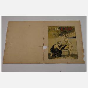 Titelblattentwurf für die Zeitschrift Jugend