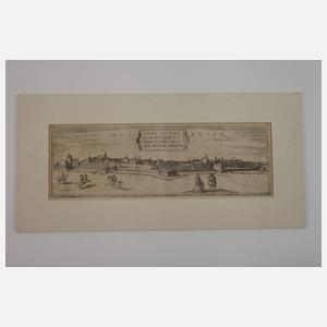 Braun & Hogenberg, Ansicht von Leipzig
