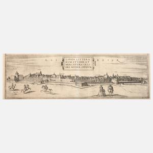 Braun & Hogenberg, Ansicht von Leipzig