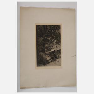 Max Klinger, "Gefallener Reiter"