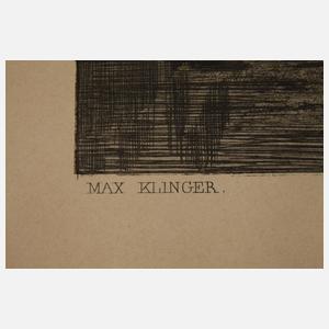 Max Klinger, "Gefallener Reiter"