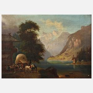 Franz Leuteritz, Alpenlandschaft