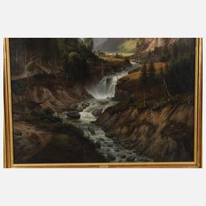 Karl Christian Sparmannn, Das Reichenbachtal mit Rosenlaui