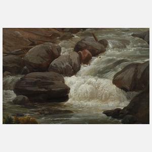 Karl Christian Sparmannn, Das Reichenbachtal mit Rosenlaui