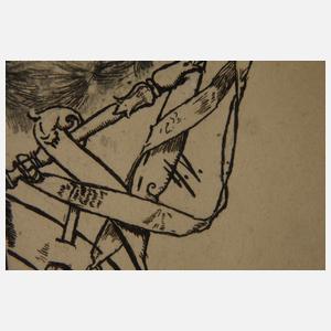 Hermann Vogel, Vignette mit Damenportrait