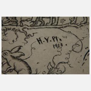 Hermann Vogel, Buchillustration "Der graue Stein"