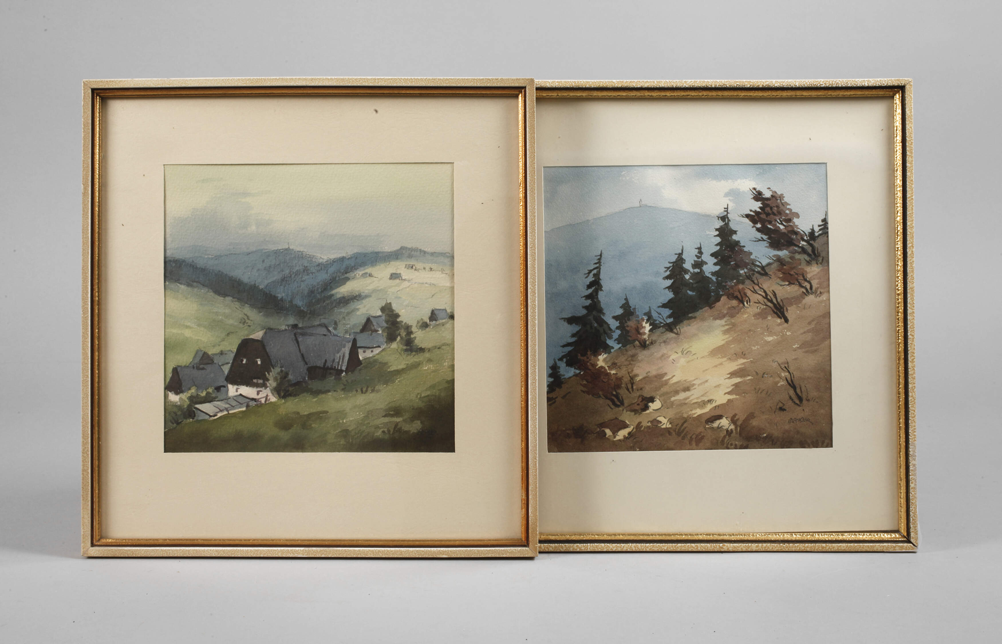 Willy Becker, Paar Erzgebirgsansichten