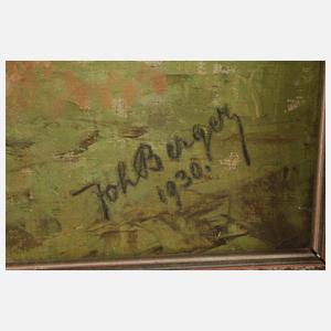 Johannes Berger, "Herbstwald am Dorf"