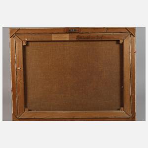 Johannes Berger, "Herbstwald am Dorf"