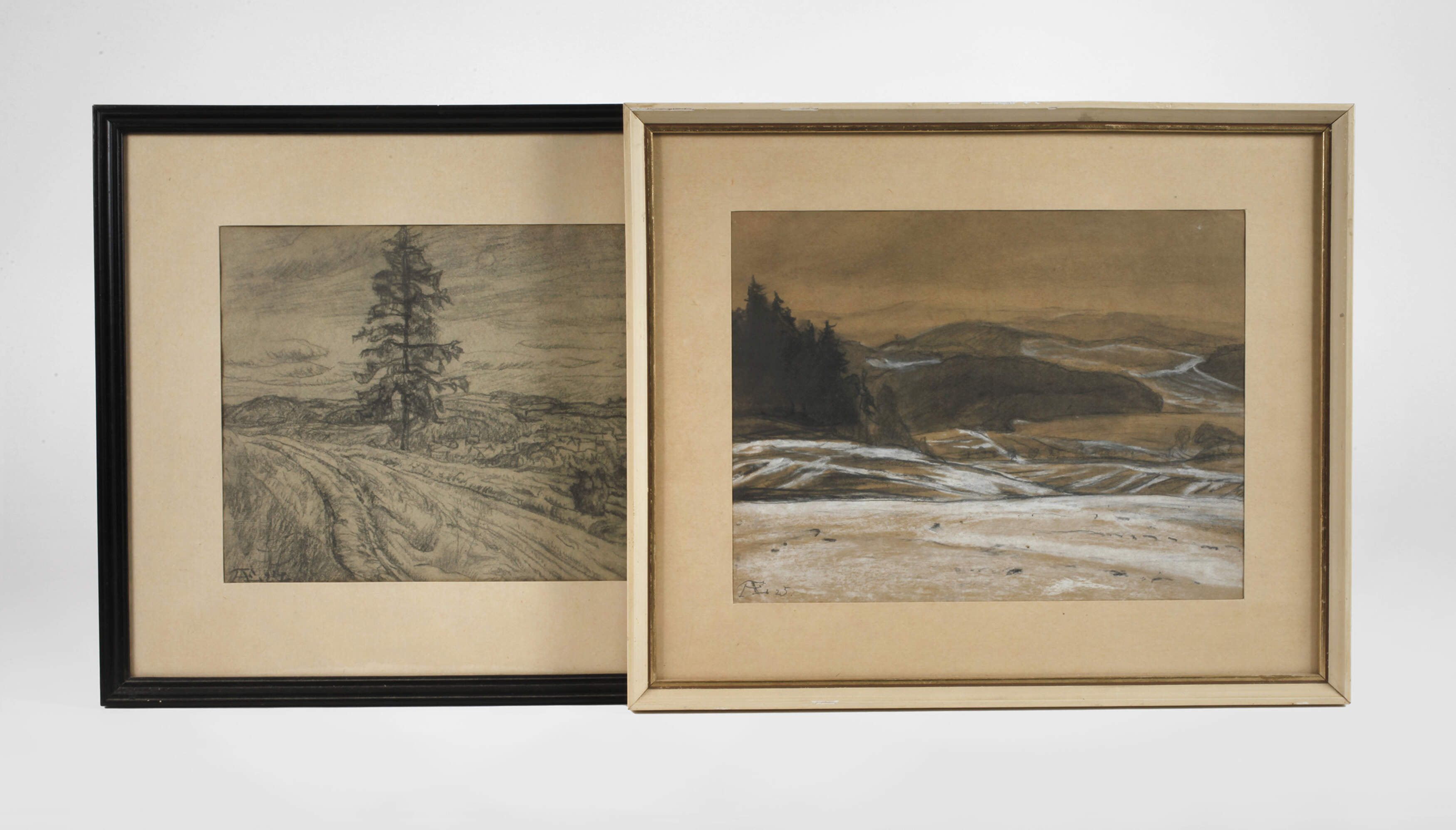 Albin Enders, Paar Zeichnungen