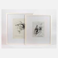 Manfred Feiler, Paar Zeichnungen111