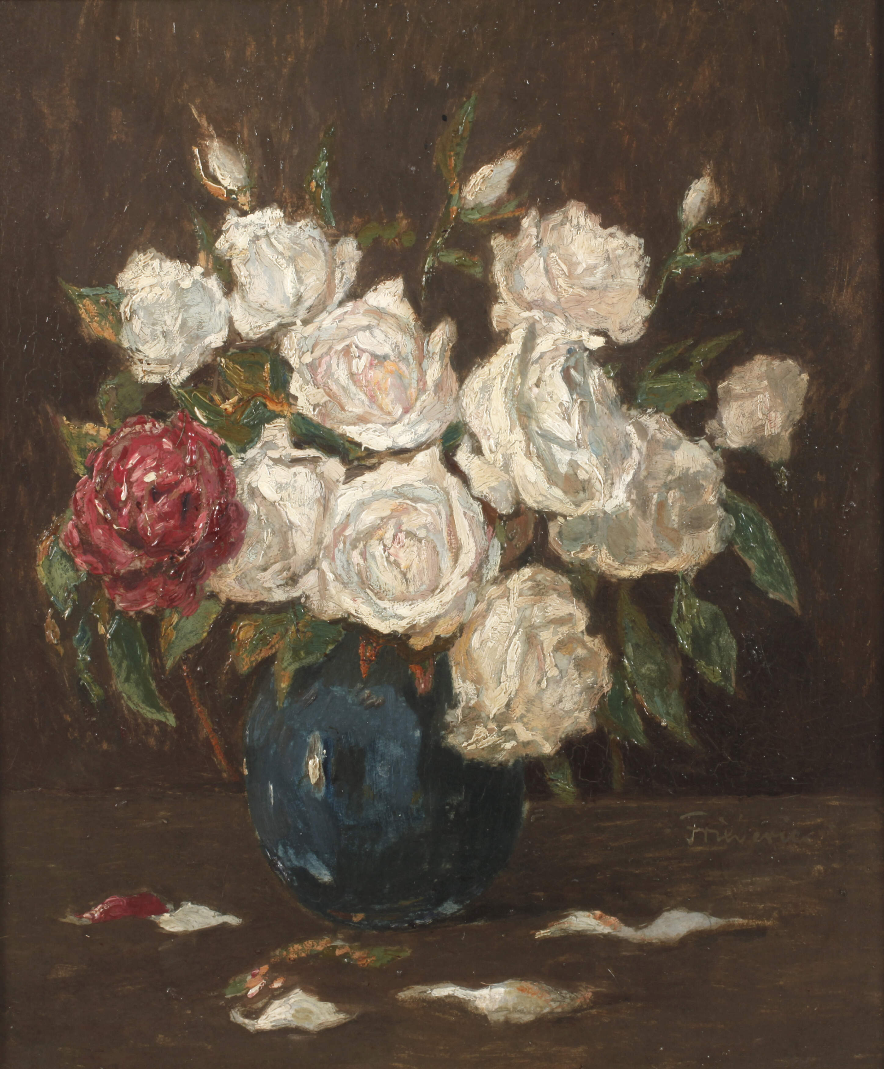 Walter Friederici, "Weiße Rosen"