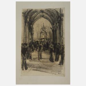 Hanns Georgi, Konvolut Arbeiten auf Papier