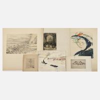 Hanns Georgi, Konvolut Arbeiten auf Papier111