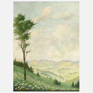 Minni Herzing, "Blühende Sommerlandschaft"