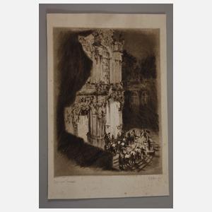 Georg Jahn, Blick auf die Frauenkirche in Dresden