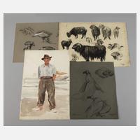 Hermann Kohlmann, Konvolut Zeichnungen111