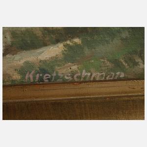 Paul Kretschmar, Ansicht Wurzen in Sachsen