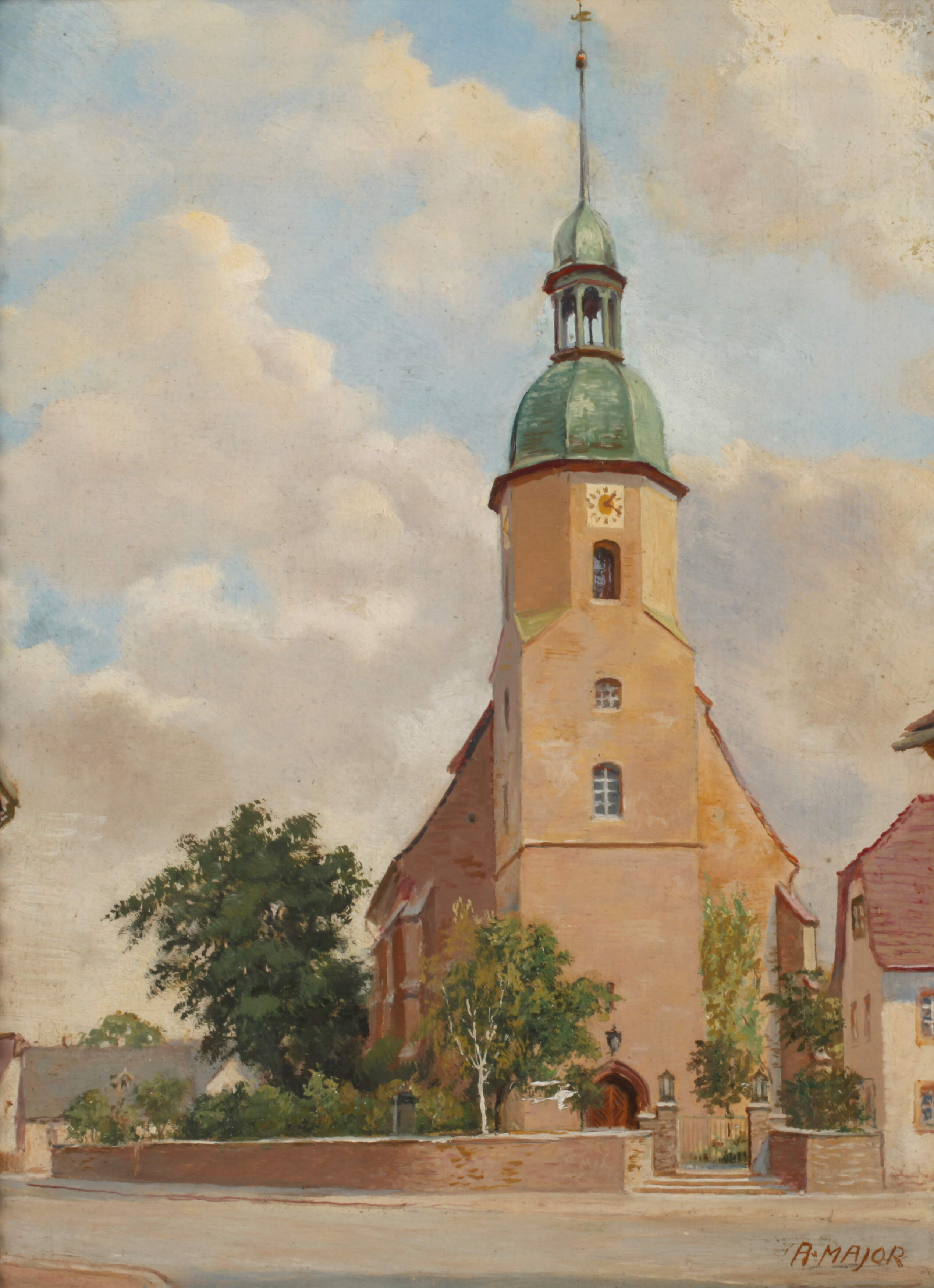 Albert Major, Die Stadtkirche von Naunhof