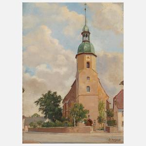 Albert Major, Die Stadtkirche von Naunhof