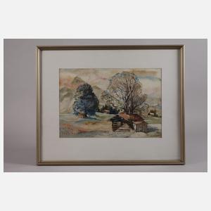 Erich Röhle, Paar Aquarelle