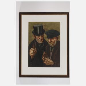 Robert Schmidt, attr., Pfeife rauchende Männer