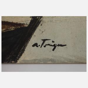 Alfred Tröger, Fischerkähne an der Ostsee