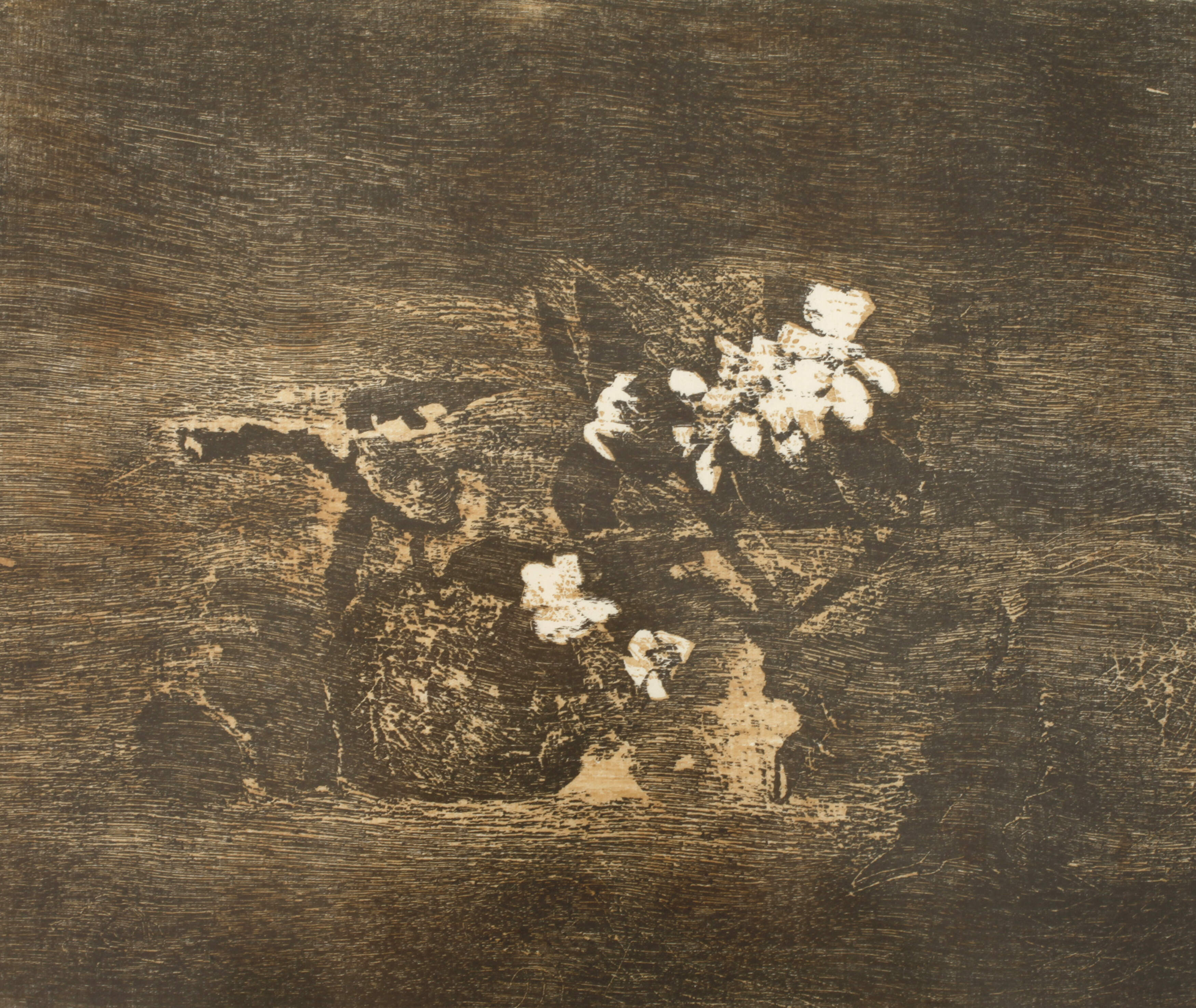 Werner Wittig, "Stillleben mit Apfelzweig"