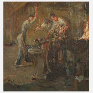 Margarete Macholz, Fabrikarbeiter