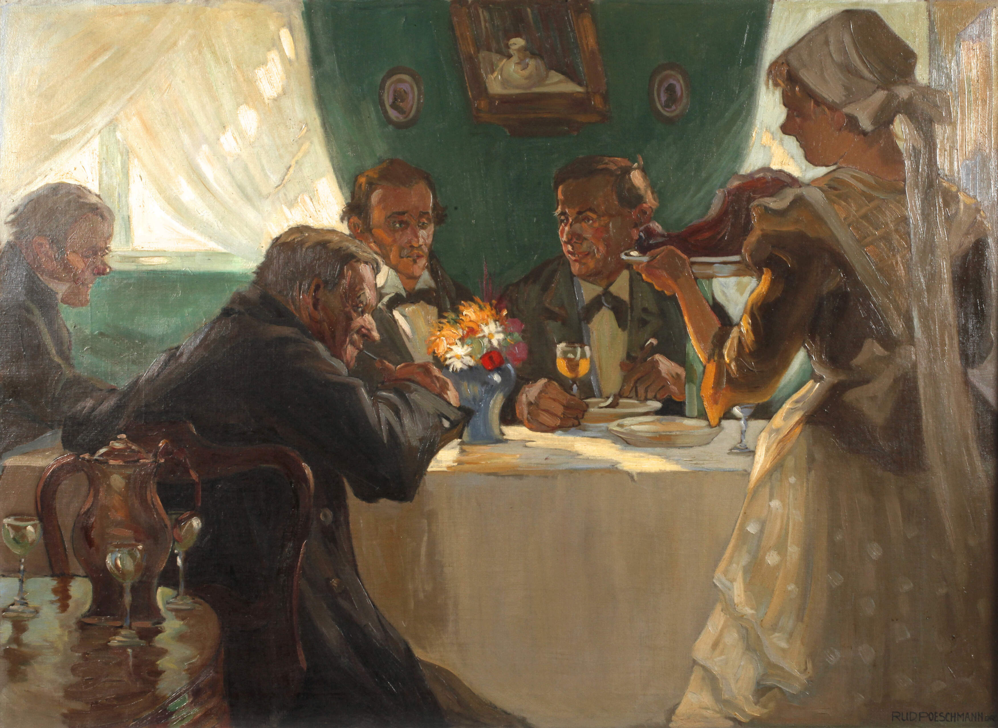 Rudolf Poeschmann, "Bei Amtmann's zu Gaste"