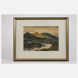 Georg Gelbke, Anbrechender Tag in den Bergen