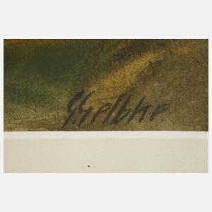 Georg Gelbke, Anbrechender Tag in den Bergen