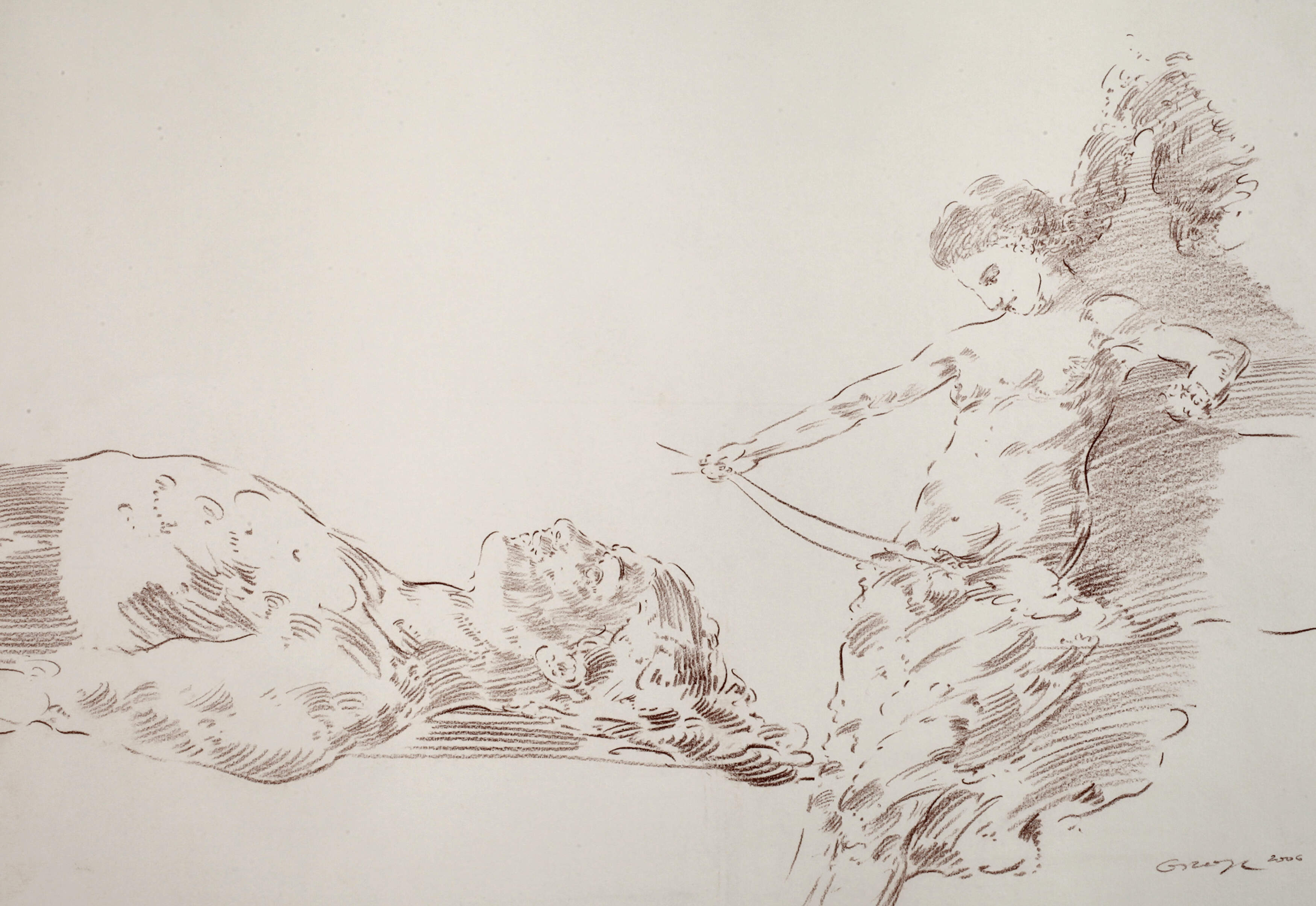 Bruno Griesel, Zwei weibliche Akte