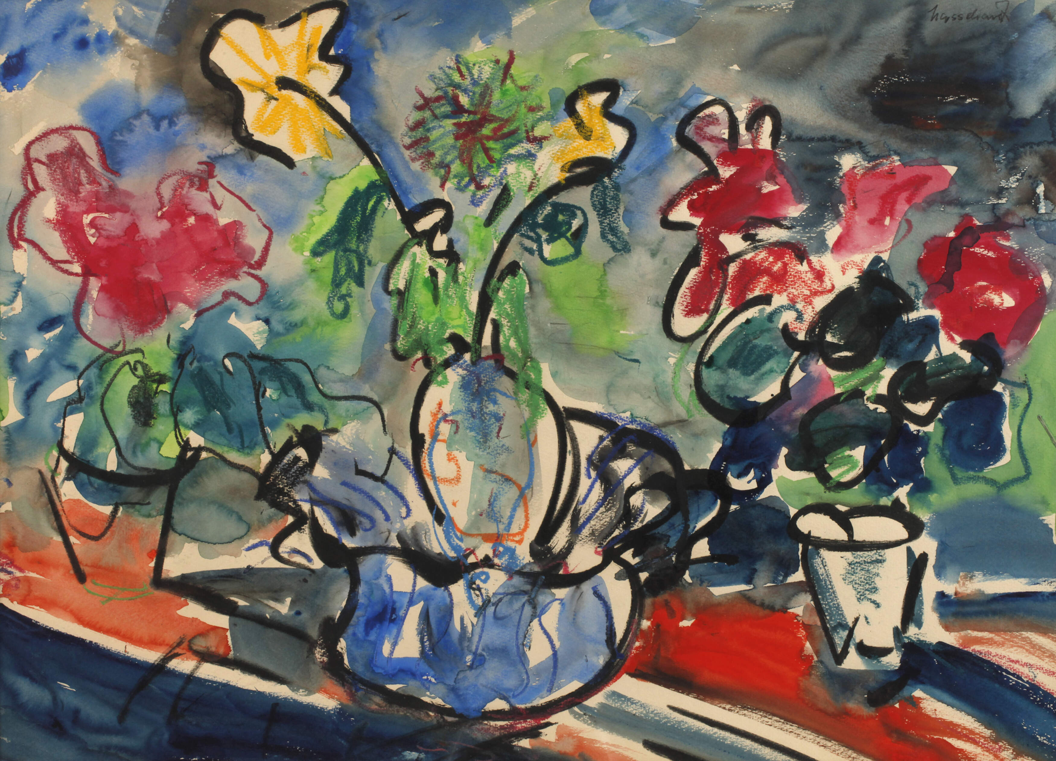 Ernst Hassebrauk, Blumenstillleben