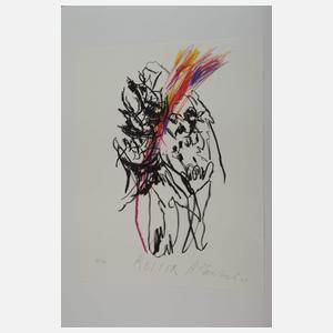 Hartwig Ebersbach, "Reiter" zu Wolfgang Hilbig