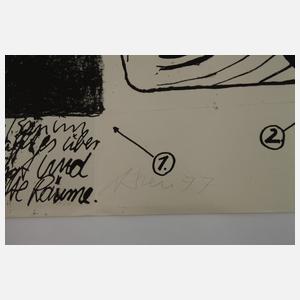 "Tangente - originalgraphisches Faltblatt Nr. 7"