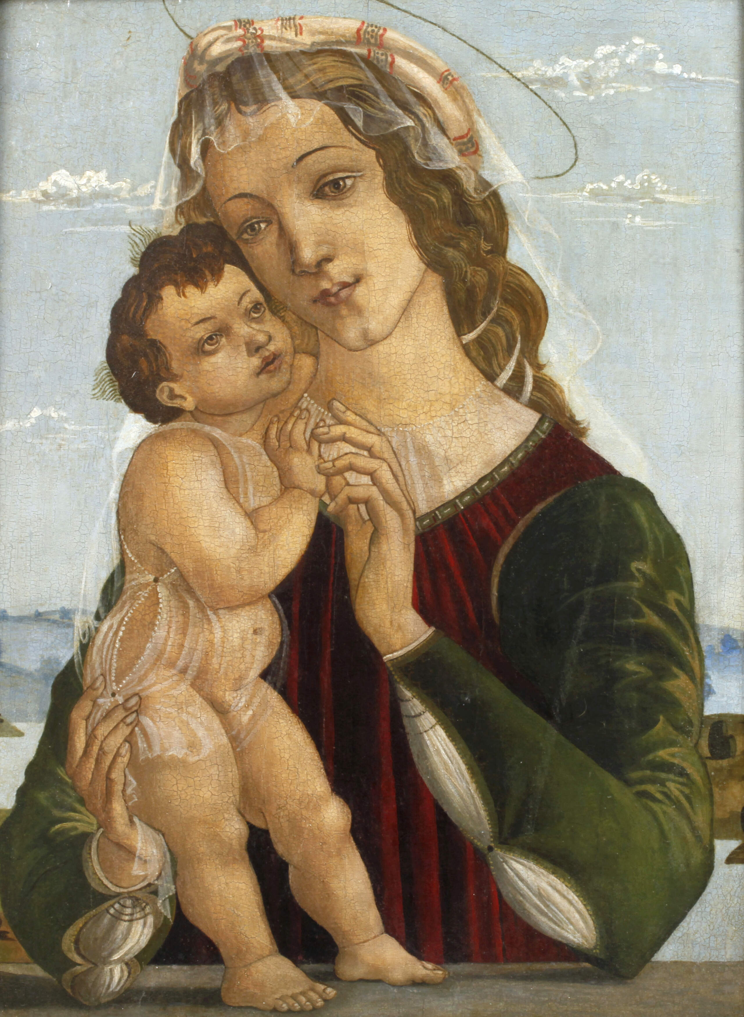Icilio Federico Joni, attr., Madonna mit Jesuskind