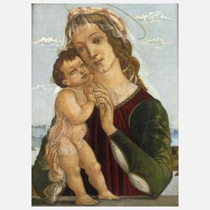 Icilio Federico Joni, attr., Madonna mit Jesuskind