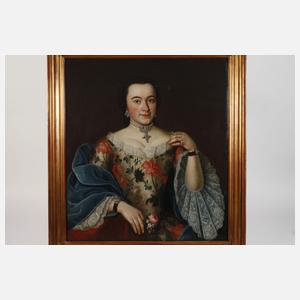 Nikolaus Moritz Kleemann, attr., Portraitpendants