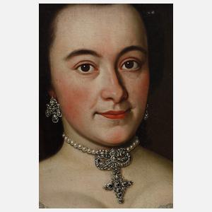 Nikolaus Moritz Kleemann, attr., Portraitpendants