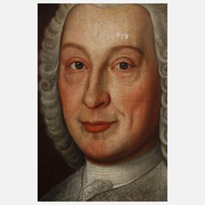 Nikolaus Moritz Kleemann, attr., Portraitpendants