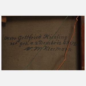 Nikolaus Moritz Kleemann, attr., Portraitpendants