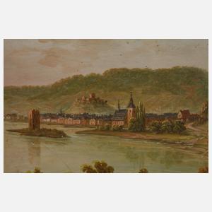 Christian Georg Schütz d. Ä., attr., Am Rhein