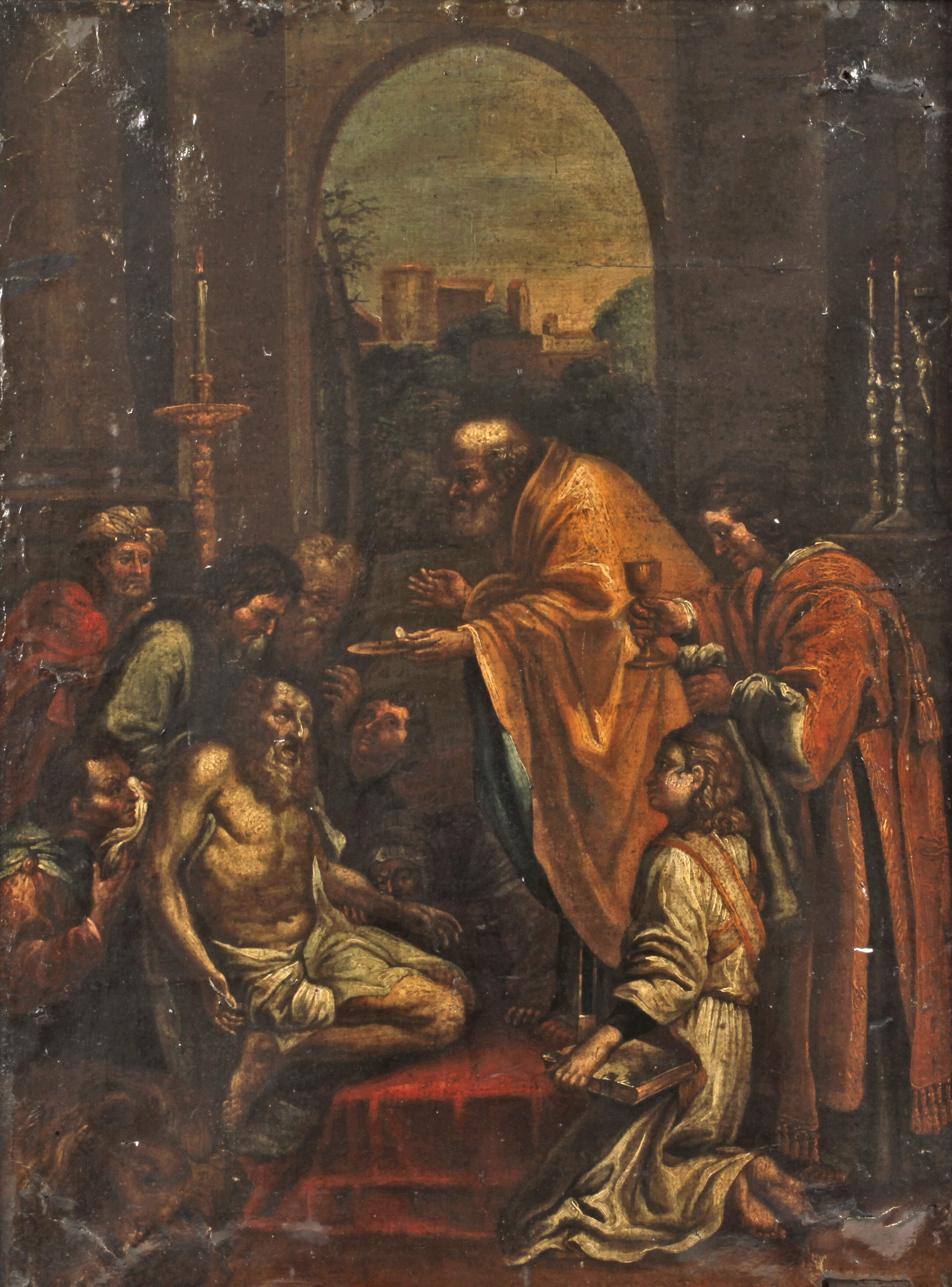 Die letzte Kommunion des Heiligen Hieronymus