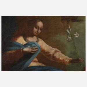 Heiligenbild der Verehrung des heiligsten Herzen Jesu