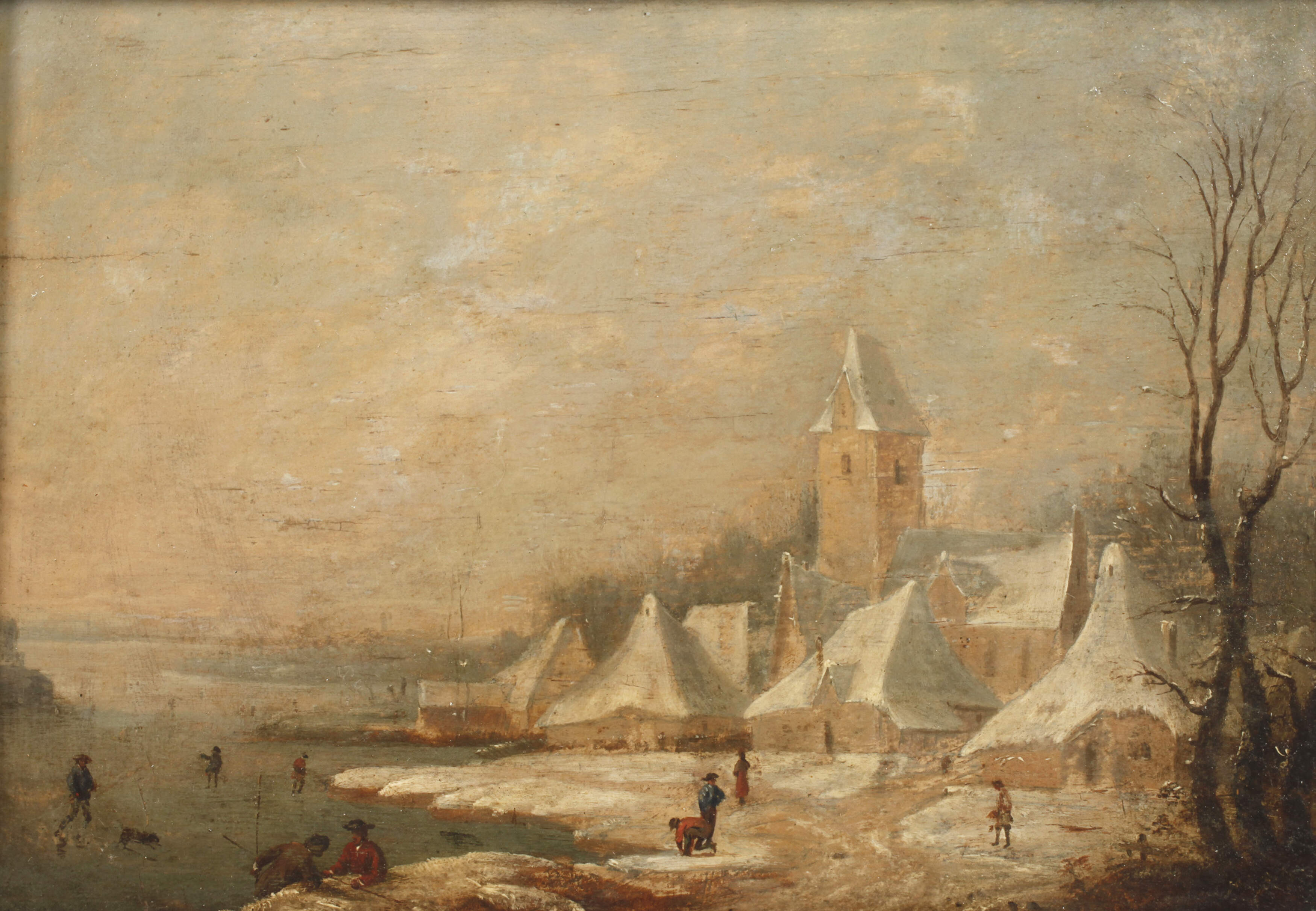 Antike Winterlandschaft