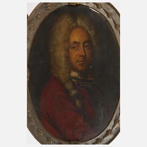 Barocke Portraitpendants des Ehepaares von Arnold