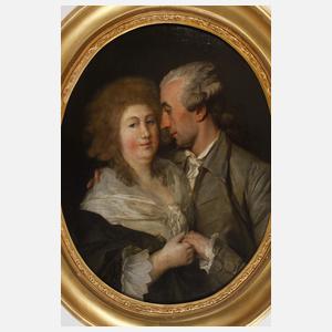 Klassizistisches Doppelportrait
