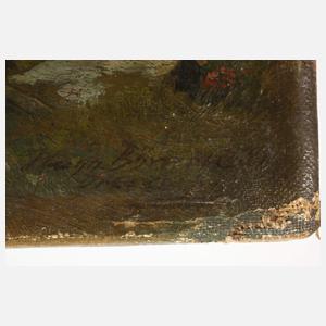 Hugo Börner, Landschaft mit Kapuzinermönch